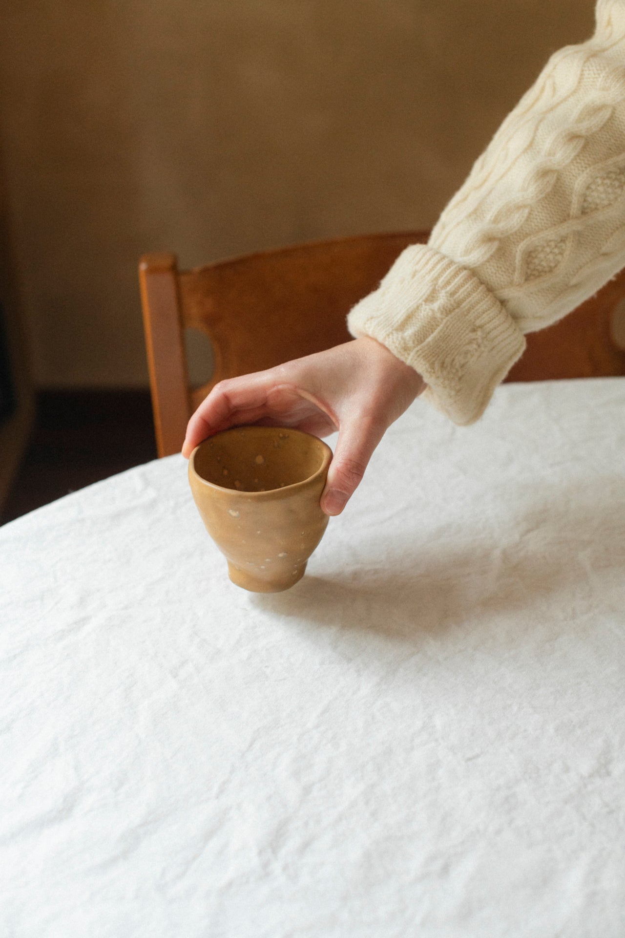 Cup in caramel